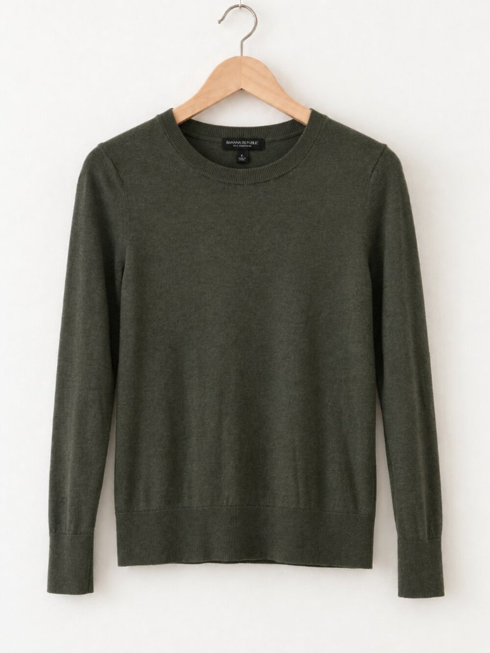 Banana Republic Silk Cashmere Crew-Neck Sweater